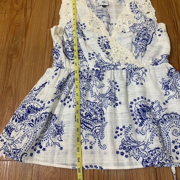 CAbi Veranda Lace Boho Paisley Tank Top - Picture 11 of 12